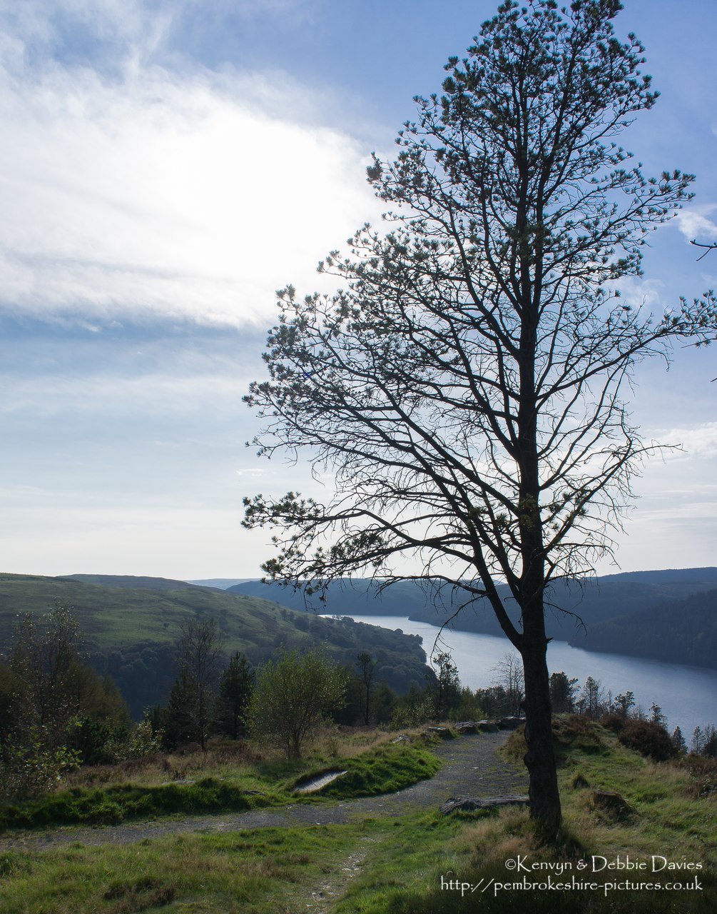 Llyn Brianne is an artificial resevoir which was completed in the early 70s by the Wimpey Construction to regulate the flow in the River Tywi.